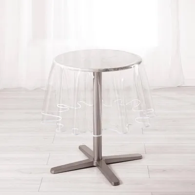 Produktbild von Transparente Wachstischdecke, rund, Ø 180 cm