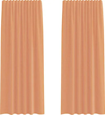 Obrázok produktu pre Voile Záclony s pútkami 2 ks Terakota 140x245 cm