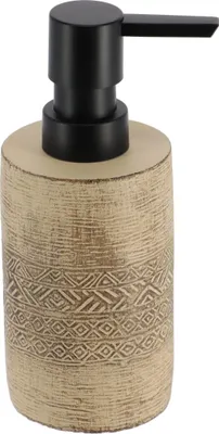 Image de Tendance Distributeur de savon 160 ml beige 6,1 cm x 6,1 cm x 16 cm ciment