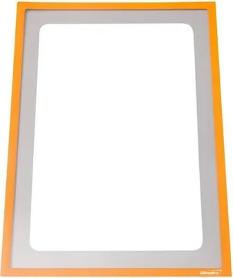 Produktbild von Infotasche mit Ausschnitt A3 hoch BxH 312x435mm selbstklebend VE=1 Stück orange
