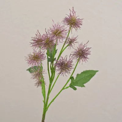 Produktbild von artplants.de Kugeldistel Kunst Zweig GESKENDA, lila, 60cm - Deko Distelzweig