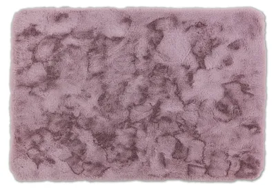 Badteppich 60x90 cm – weiche Badematte rosa – waschbar & rutschfest