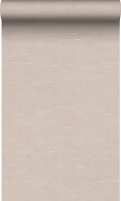 Imagen del producto de Origin Wallcoverings papel pintado efecto lino rosa suave 53 cm x 10.05 m