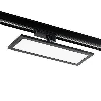 Produktbild von Arcchio LED-Panel Hairis, schwarz, 4.000 K, 30 cm, 3-Phasen