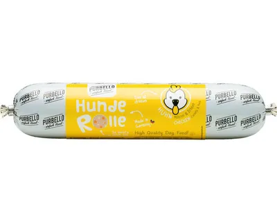 Immagine prodotto di PURBELLO rotolo di pollo per cani con carote e piselli - 400g