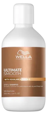 Produktbild von Wella Professionals Ultimate Smooth Shampoo – für trockenes, widerspenstiges Haar & Frizz