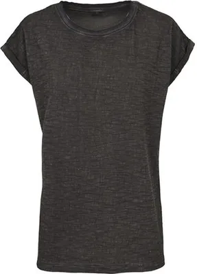 Produktbild von Build Your Brand Ladies` Spray Dye Extended Shoulder Tee
