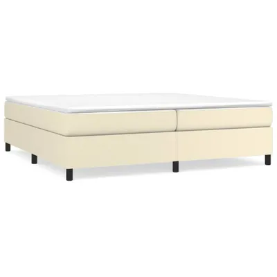 Produktbild von Boxspringbettgestell Creme 200x200 cm Kunstleder
