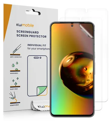 Produktbild von kwmobile 3x Displayschutzfolie kompatibel mit Google Pixel 8 Folie - klare Schutzfolien Set in transparent