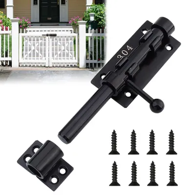 Productafbeelding van 304 RVS Deurslot Latch met Hangslotbeugel