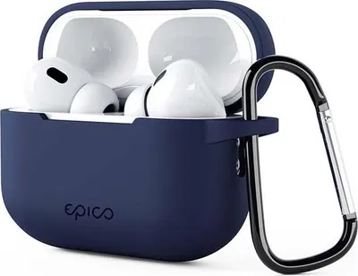 Productafbeelding van Epico siliconen beschermhoes voor AirPods 4 - donkerblauw