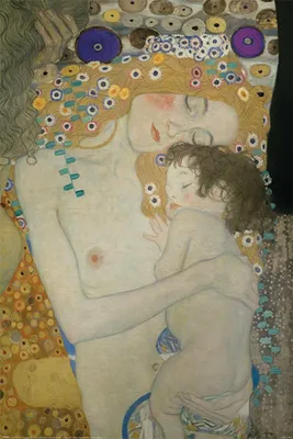 Obrázok produktu pre Pyramída Gustav Klimt Matka a dieťa Plagát 61x91,5cm.