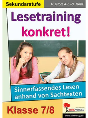 Immagine prodotto di Lesetraining konkret! 7./8. Schuljahr