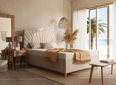 Produktbild von Kontinentales Bett SOLL mit Behälter 160x200 cm Jasmine 21 ohne Matratze