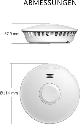 Produktbild von ELRO FZ5010R Funk Rauchmelder 10-Jahres-Batterie EN14604 2er Set Vernetzbar