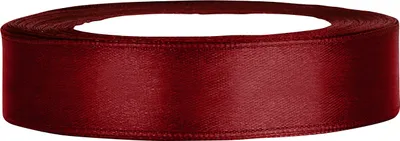 Produktbild von Satinband bordeaux B:12mm, L:25m