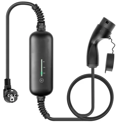 Obrázek produktu pro Nabíjecí kabel pro elektromobil, 3,6 kW, typ 2, zásuvka Schuko - délka 6 metrů - voděodolný