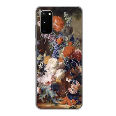 Produktbild von MuchoWow® Handyhülle Schutzhülle Hülle für Samsung Galaxy S20 Stilleben mit Blumen - Malerei - Alte Meister Silikon Softcase Handy Hülle - Bild