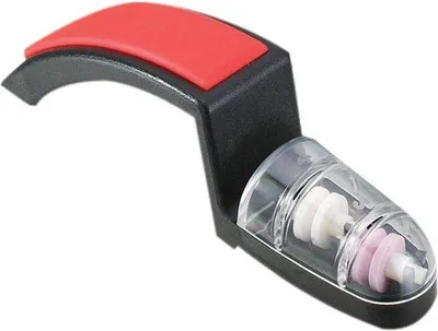 Produktbild von Keramikschärfstein schwarz/rot 220-BR