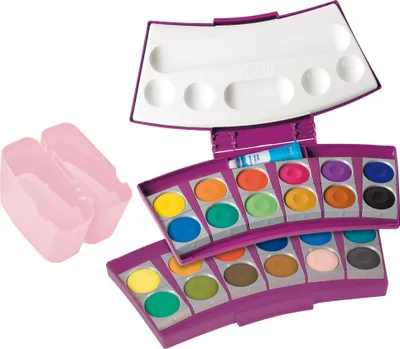 Produktbild von Pelikan Deckfarbk. ProColor 735PC/24 Beere/Rosa 24 Farben