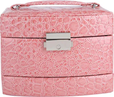 Image de boîte de rangement 3 couches pour bijoux, colliers et bagues Cadeau pour dame