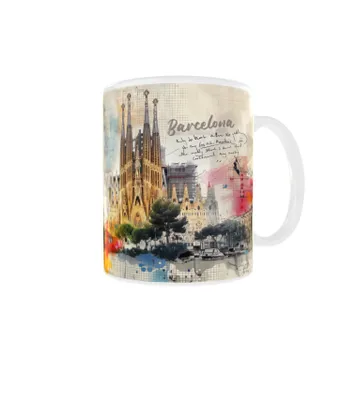 Obrázek produktu pro Hrnek 300ml Holiday City Travel Barcelona Španělsko