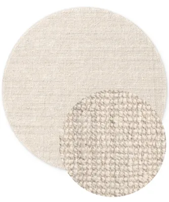 Produktbild von Hanse Home Bouclé Jute Teppich Jaipur Weiß