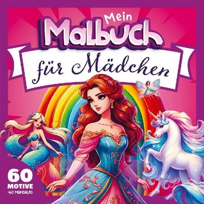 Produktbild von Mädchen Malbuch ab 6 bis 10 Jahren