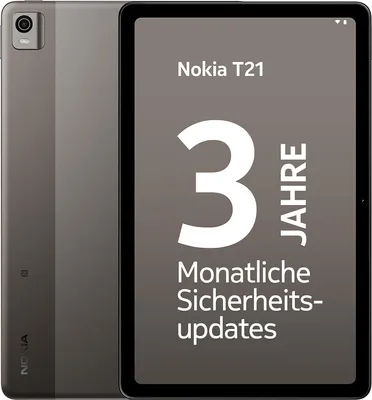 Produktbild von Nokia T21, Charcoal Grey, 64GB, 4GB RAM, LTE