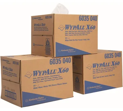 Produktbild von WypAll 6035, Weiß, 420 mm, 318 mm, Box, 200 Stück(e)