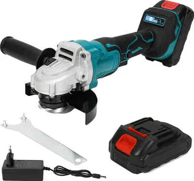 Obrázok produktu pre Akumulátorová uhlová brúska, Elektrický zdroj, Vrátane nabíjačky, Vrátane kľúča, S 1 batériou