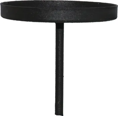 Produktbild von 4x Kerzenpick flach 8cm Metall Schwarz Adventskranz Weihnachtsdeko