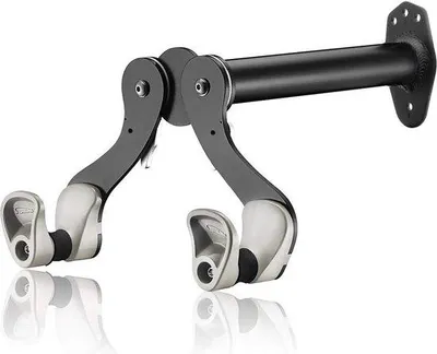 Produktbild von Famanu Fahrradhalterung horizontale Aufbewahrung schwarz - 45 Grad verstellbar