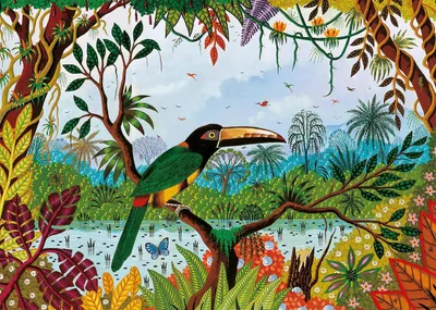 Produktbild von Bluebird Pieces & Peace - Puzzle Arasari banded - 1500 dielov