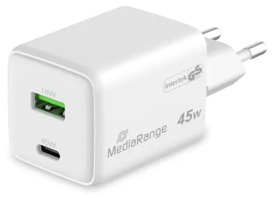 Produktbild von MediaRange MRMA113-2, Drinnen, AC, 20 V, Weiß