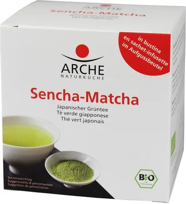 Produktbild von Arche Sencha-Matcha im Aufgussbeutel (10 Filterbeutel) - 15g
