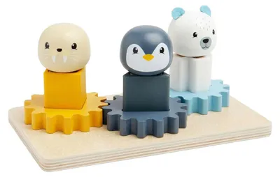 Image de Puzzle en bois « Pôle Nord » de Bigjigs - 10 pièces
