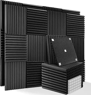 Image de Panneau acoustique insonorisant pour studios et bureaux, 30 x 30 x 2,5 cm
