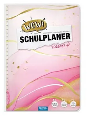 Produktbild von TRÖTSCH - Schulplaner WOW Marble 26/27