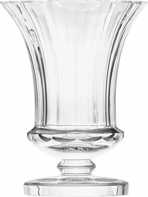 Produktbild von Casa Padrino Luxus Barock Kristallglas Vase Ø 19,7 x H. 25 cm - Mundgeblasen