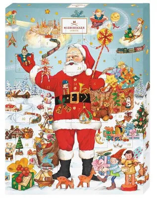 Produktbild von Niederegger Adventskalender Weihnachtsmann