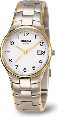 Produktbild von Boccia Damen Armbanduhr 3297-02 Classic bicolor