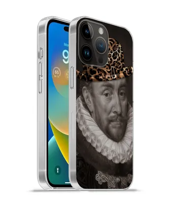 Produktbild von MuchoWow® Handyhülle Schutzhülle Hülle für Apple iPhone 14 Pro Max Wilhelm von Oranien - Pantherdruck - Alte Meister Silikon Softcase Handy Hülle - Hardcover