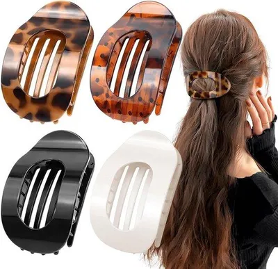 Produktbild von Große Haarklemmen Damen 4teilig leicht Antirutsch