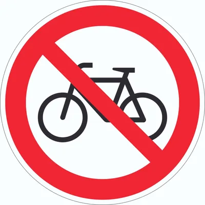 Produktbild von Fahrräder abstellen verboten Aufkleber Kreis Ø400mm