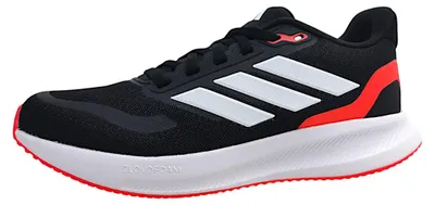 Image de Chaussures de sport adidas RUNFALCON 5 J pour enfants, idéales pour l'école, le sport et l'entraînement, de couleur noire