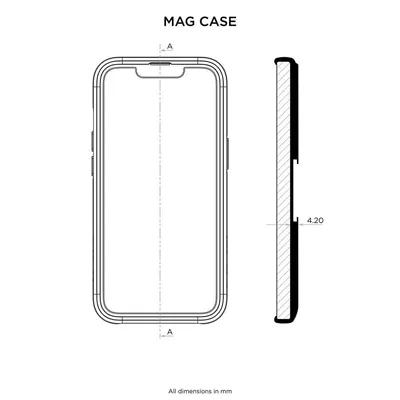 Produktbild von QUAD LOCK MAG Handyhülle - iPhone 12/12 Pro