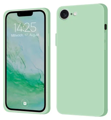 Produktbild von Hülle für Apple iPhone 17e Case Cover Bumper Smartphone Softgrip Schutzhülle Farbe: Türkis