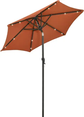 Immagine prodotto di Ombrellone con Luci LED Terracotta 200x211 cm in Alluminio