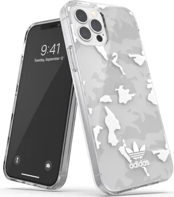 Image de Adidas Or Snapcase Camo Iphone 12/12 Transparent/Blanc 43705